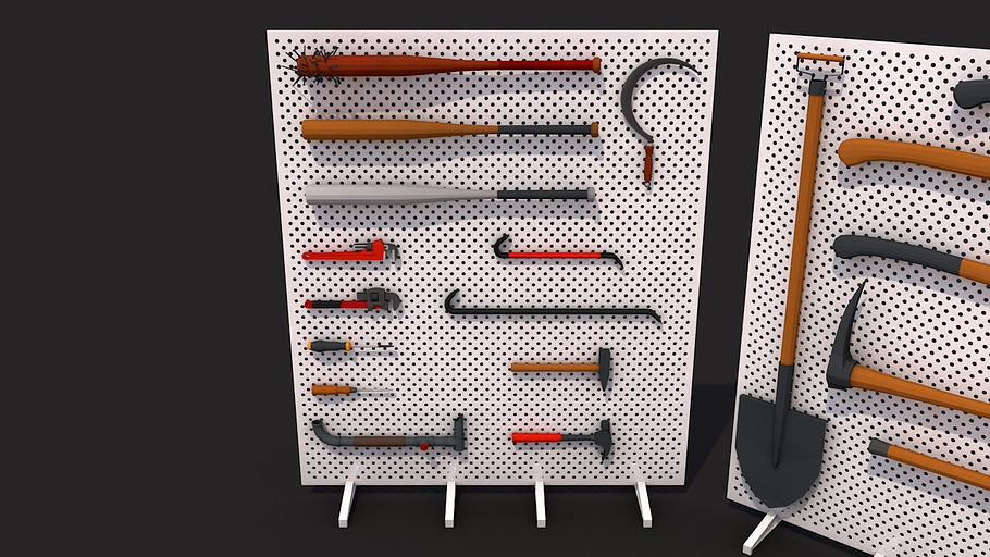Low Poly Melee Weapons Pack in Weapons - product preview 2