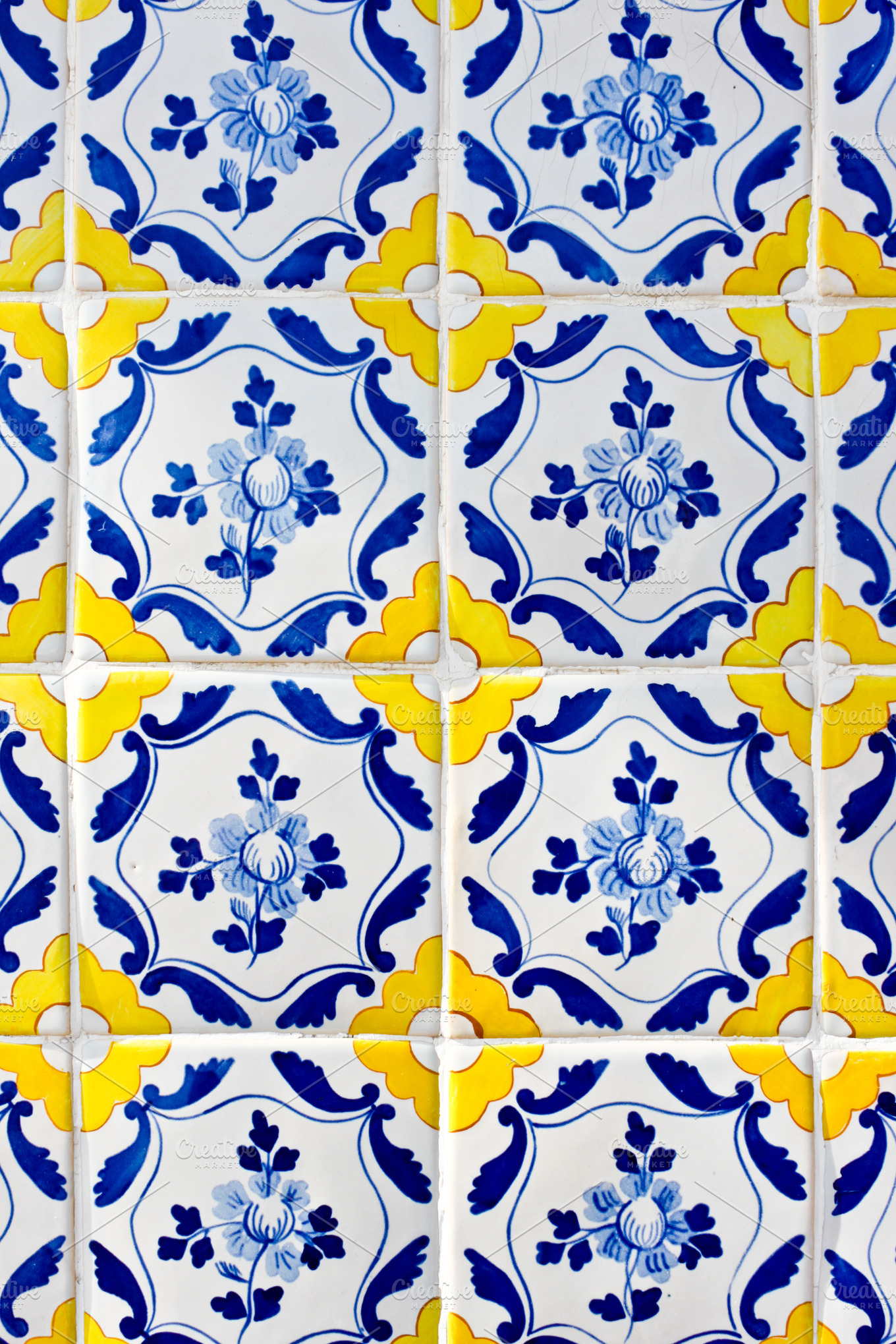 Portuguese tiles azulejos. | High-Quality Stock Photos ~ Creative Market