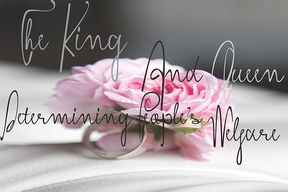 King and Queen in Script Fonts - product preview 5
