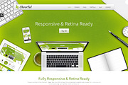 Cheerful Responsive Bootstrap Theme