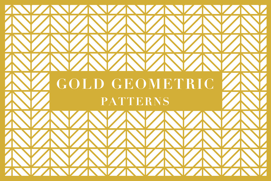 Gold Geometric Patterns in Patterns - product preview 8