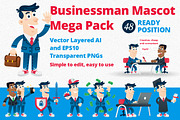 Business Man Mascot Mega Pack