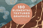 180 Elemental Textured Graphics