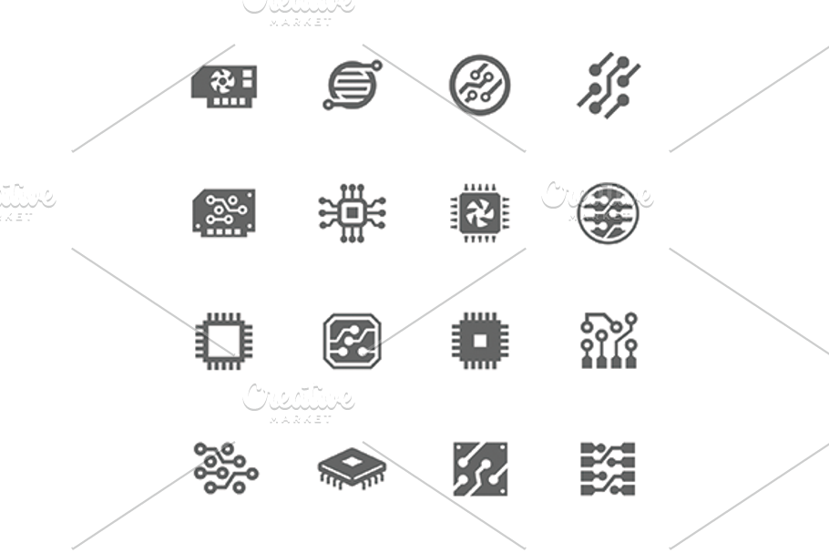 Simple Electronics icons  in Simple Icons - product preview 8