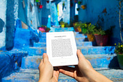 E-Book Reader,Mock-up, Morocco