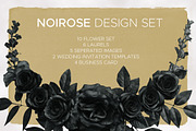 Noirose Wedding Design Set
