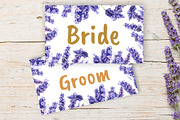 Lavender Wedding Place cards DiY