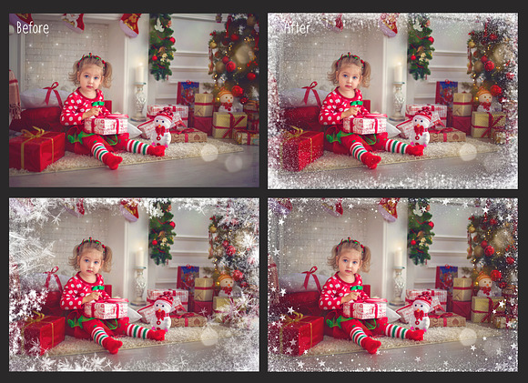 20 Christmas Photo Overlays in Photoshop Layer Styles - product preview 3
