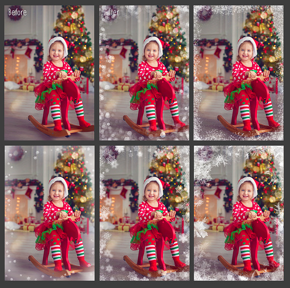 20 Christmas Photo Overlays in Photoshop Layer Styles - product preview 4