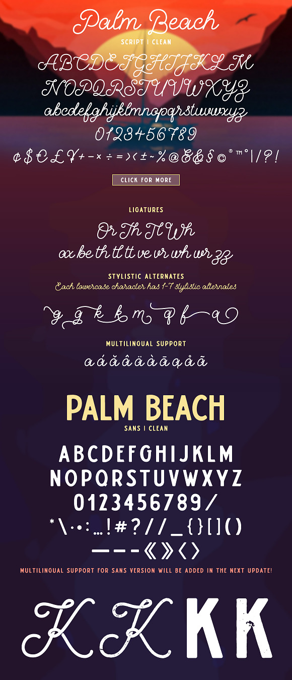 Palm Beach Font Duo in Script Fonts - product preview 10
