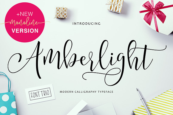 Amberlight in Lettering Fonts - product preview 9