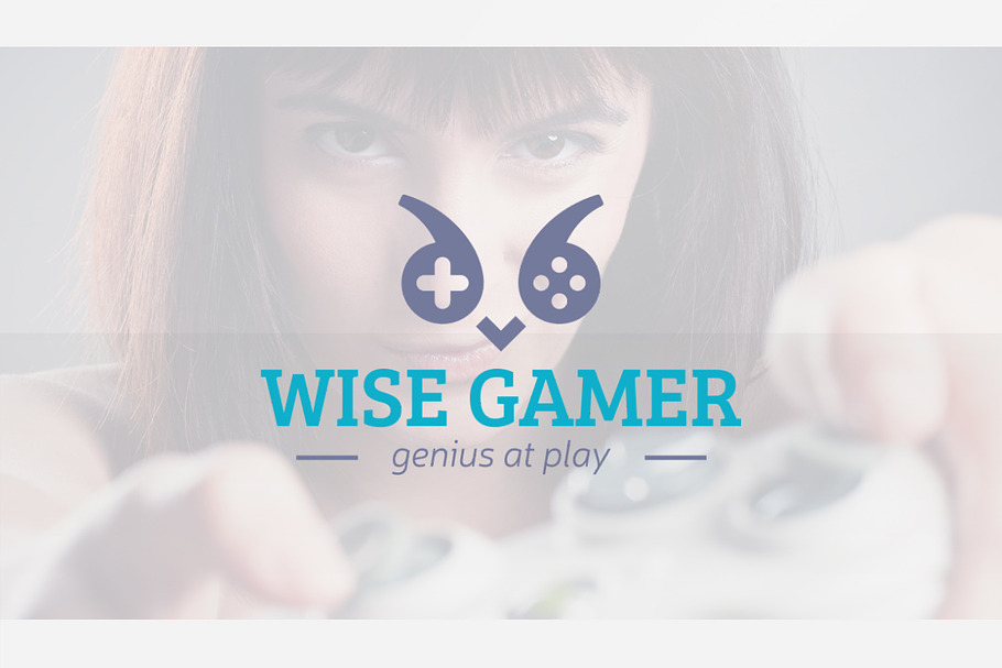 Wise Gamer Logo in Logo Templates - product preview 8