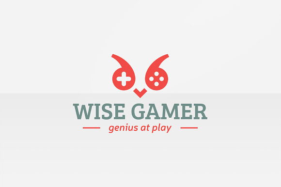 Wise Gamer Logo in Logo Templates - product preview 1