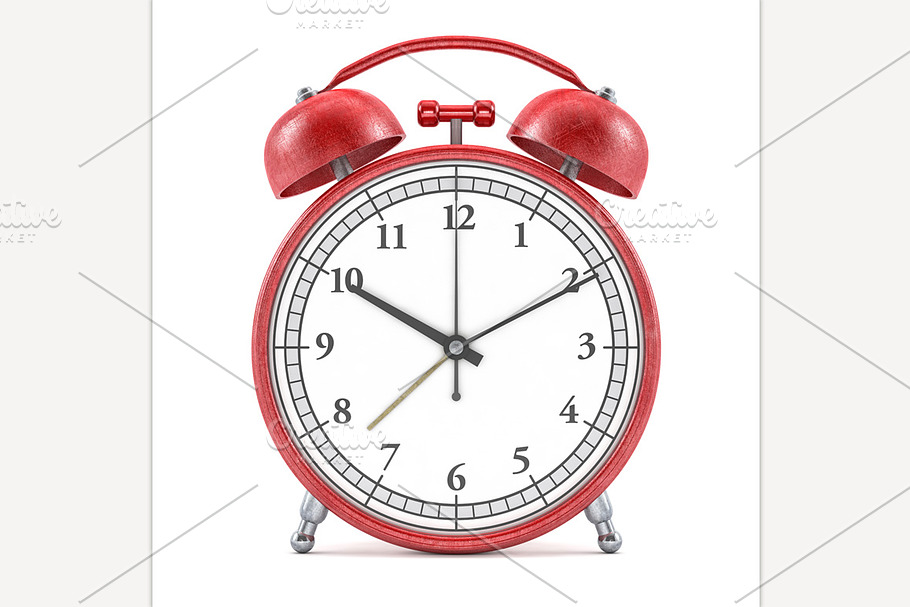Old style alarm clock in Graphics - product preview 8