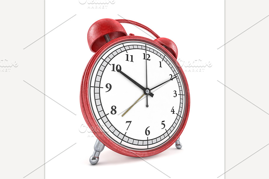Old style alarm clock in Graphics - product preview 8