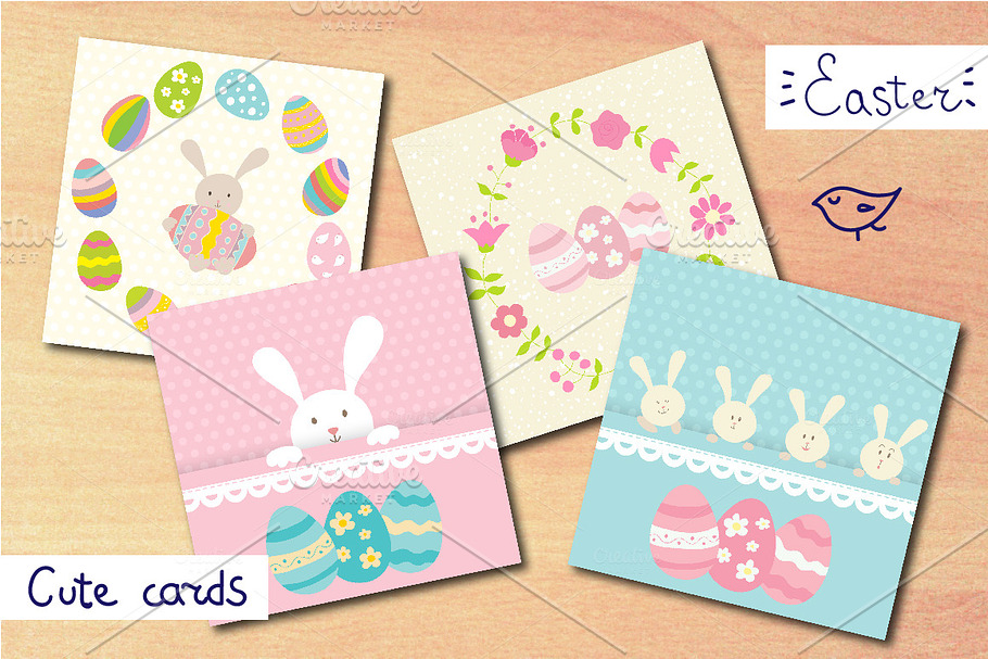 Easter cards in Illustrations - product preview 8