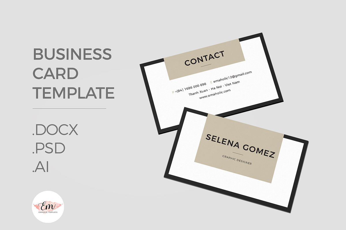 Smart Business Card Template in Business Card Templates - product preview 8