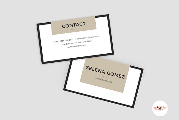 Smart Business Card Template in Business Card Templates - product preview 1