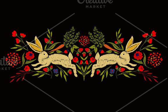 EASTER EMBROIDERY in Illustrations - product preview 3