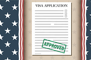 Visa Application Banner Template 