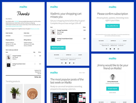 17 Responsive HTML Email Templates in Mailchimp Templates - product preview 11