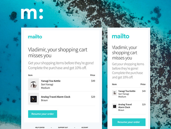 17 Responsive HTML Email Templates in Mailchimp Templates - product preview 14