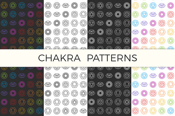 Chakra Symbols in Illustrations - product preview 3