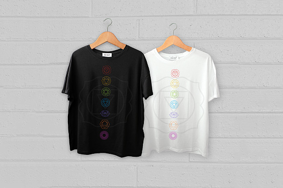 Chakra Symbols in Illustrations - product preview 5