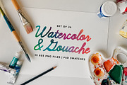 Watercolor & Gouache Textures