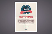 Best choice certificate template
