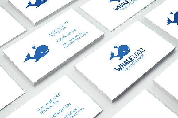 Whale logo in Logo Templates - product preview 2
