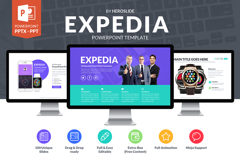 Expedia Business Powerpoint Template