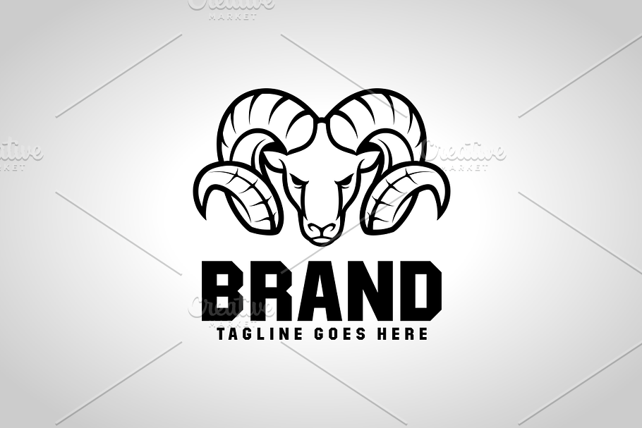 Goat Logo V.2 in Logo Templates - product preview 8