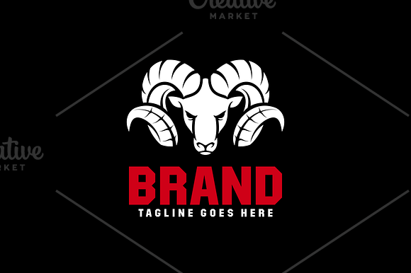 Goat Logo V.2 in Logo Templates - product preview 1