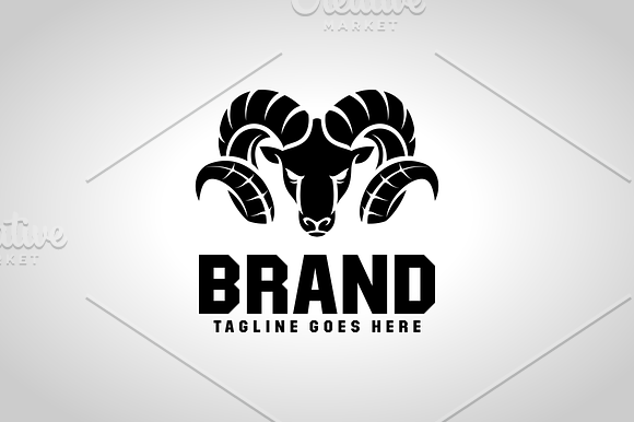 Goat Logo V.2 in Logo Templates - product preview 2