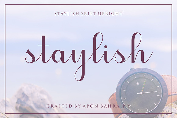 Staylish Script Upright in Script Fonts - product preview 8