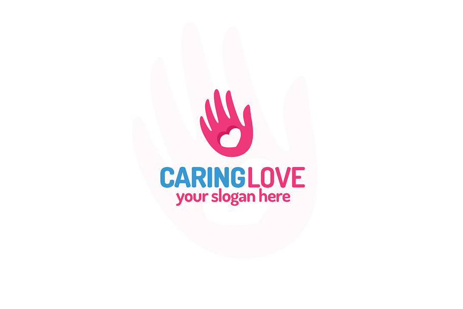 Caring love logo in Logo Templates - product preview 8