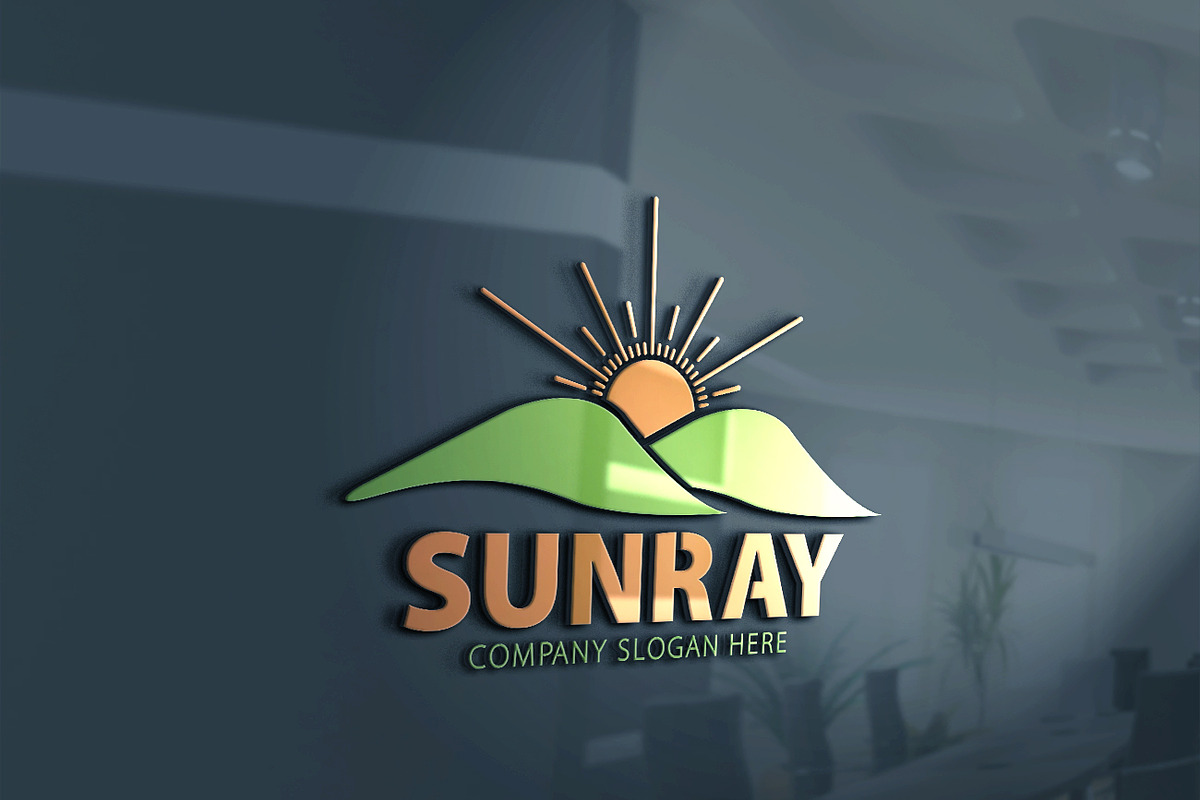 Sun Ray Logo V3 in Logo Templates - product preview 8