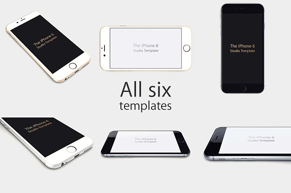 Studio iPhone 6 Templates in Product Mockups - product preview 4