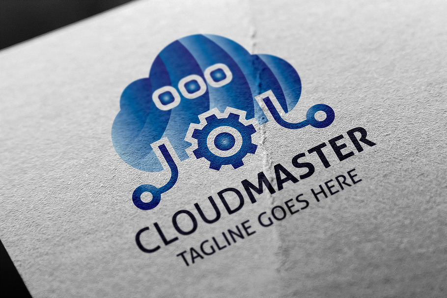 Cloud Master Logo in Logo Templates - product preview 8