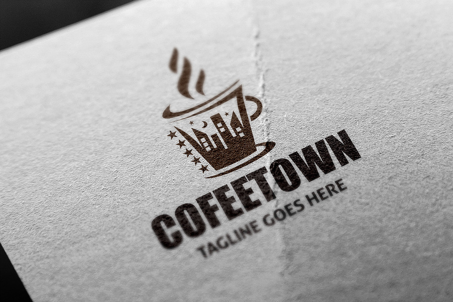 Cofee Town Logo in Logo Templates - product preview 8