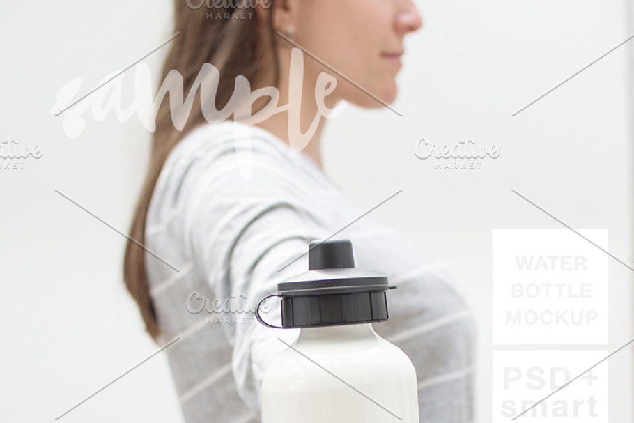 Water Bottle Mockup PSD in Product Mockups - product preview 8