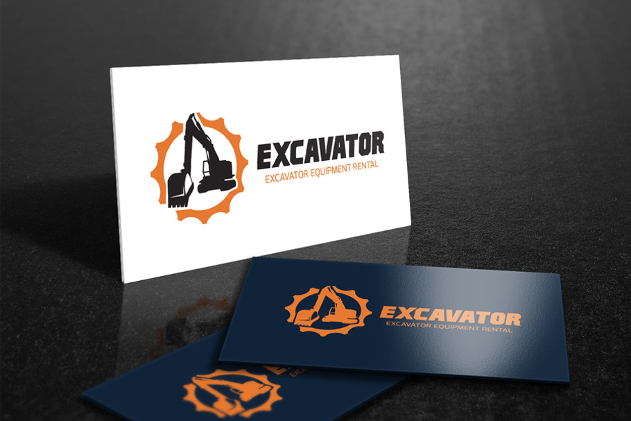 Excavator in Logo Templates - product preview 8