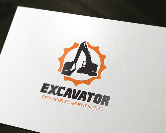 Excavator in Logo Templates - product preview 1