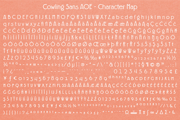 Cowling Sans AOE in Display Fonts - product preview 4