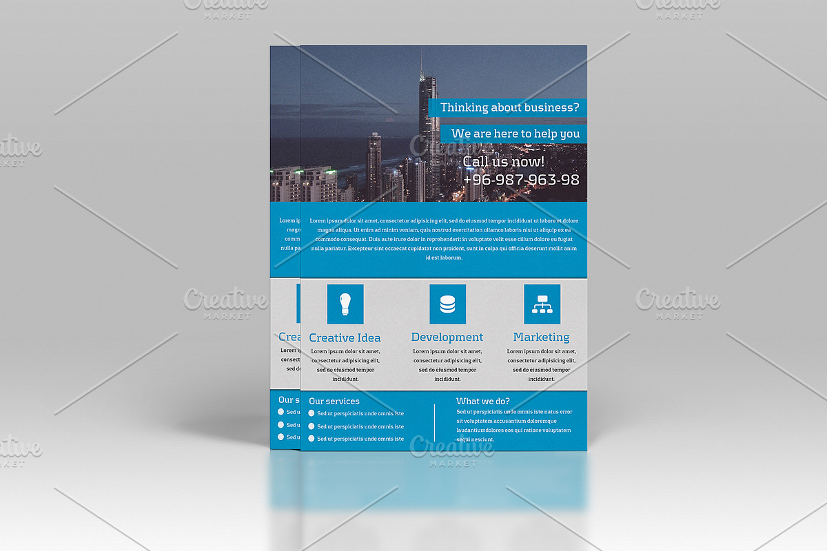 Corporate Flyer-V530 in Flyer Templates - product preview 8