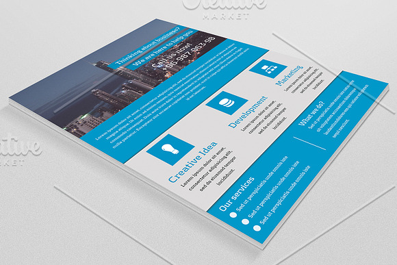 Corporate Flyer-V530 in Flyer Templates - product preview 2