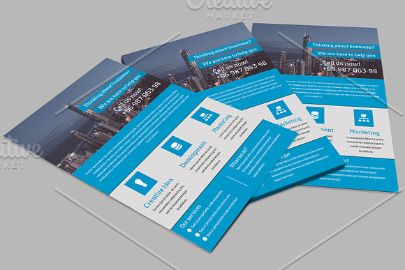 Corporate Flyer-V530 in Flyer Templates - product preview 3
