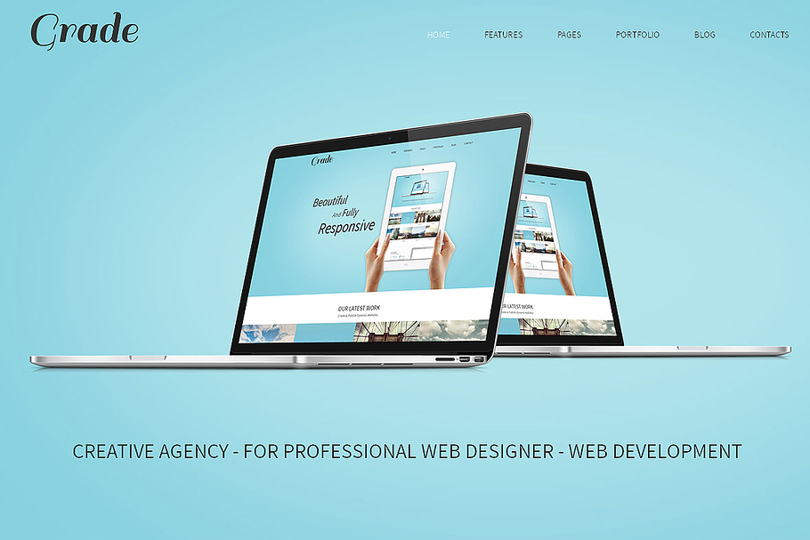 Grade Responsive Bootstrap Template in Bootstrap Themes - product preview 8