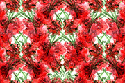 Carnation floral seamless pattern